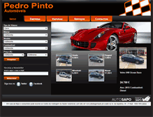Tablet Screenshot of pedropintoautomoveis.com